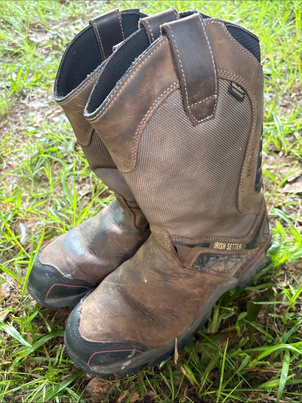 Irish Setter Brown and Black Men's Work Boots